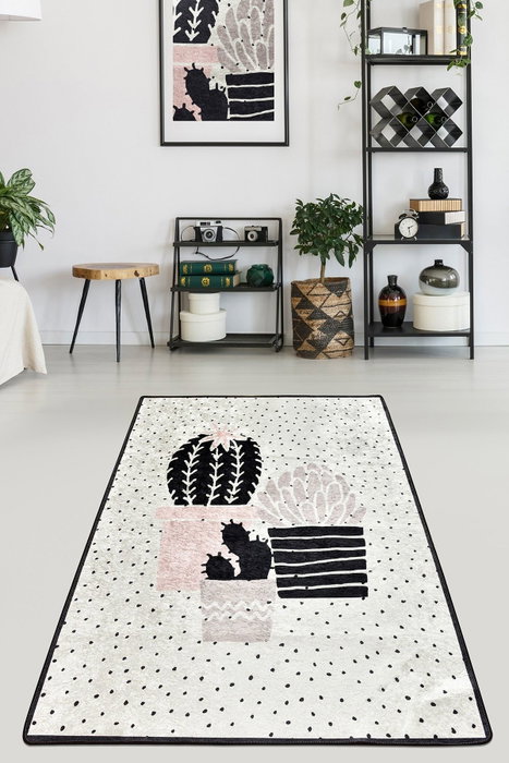 Conceptum Alfombra de Pasillo Three Cactus Djt Multicolor 80 x 150 cm Conceptum Alfombra de Pasillo Three Cactus Djt Multicolor 80 x 150 cm